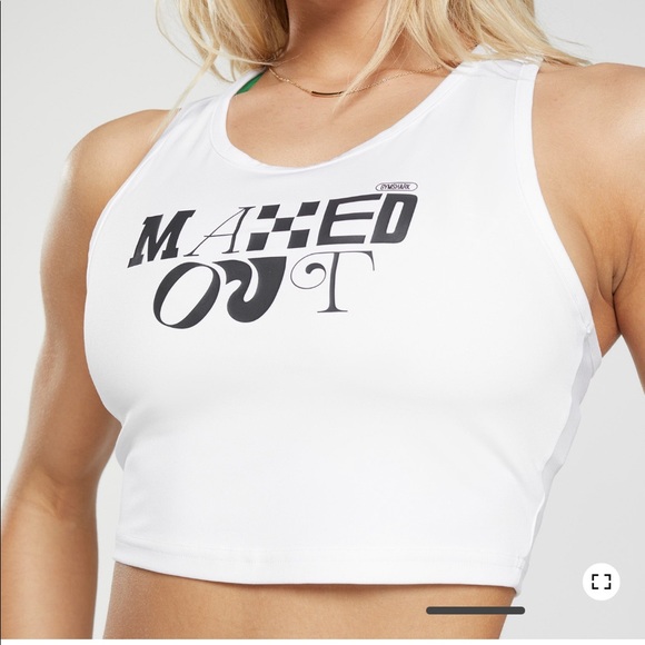Gymshark white maxed out tank top - Picture 6 of 7